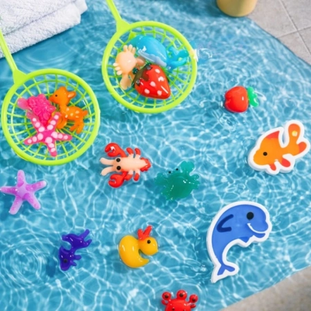 Magiczne żelowe figurki wodne 3D – zestaw 8 kolorów z kuferkiem – zdjęcie 4